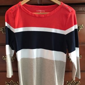 Croft & Barrow Colorblock Shirt